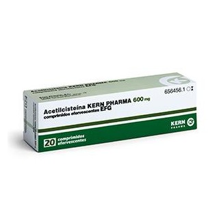 ACETILCISTEINA KERN PHARMA EFG 600 mg 20 COMPRIMIDOS EFERVESCENTES