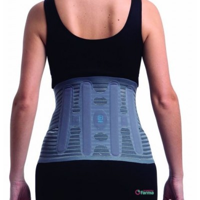 Comprar PRIMSPINE MODULAR FAJA LUMBOSACRA SEMIRRÍGIDA BAJA DOBLE BANDA PRS630G COLOR GRIS TALLA S al mejor precio en NuestraFarma, tu farmacia online