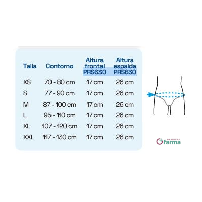 Comprar PRIMSPINE MODULAR FAJA LUMBOSACRA SEMIRRÍGIDA BAJA DOBLE BANDA PRS630G COLOR GRIS TALLA M al mejor precio en NuestraFarma, tu farmacia online