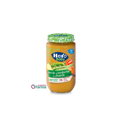 Comprar HERO BABY HERVIDO DE VERDURITAS DE LA HUERTA 235 G al mejor precio en NuestraFarma, tu farmacia online