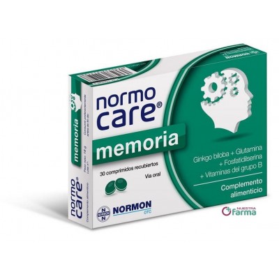Comprar NORMOCARE MEMORIA 30 COMPRIMIDOS RECUBIERTOS al mejor precio en NuestraFarma, tu farmacia online