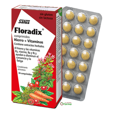 Comprar FLORADIX 84 COMPRIMIDOS al mejor precio en NuestraFarma, tu farmacia online
