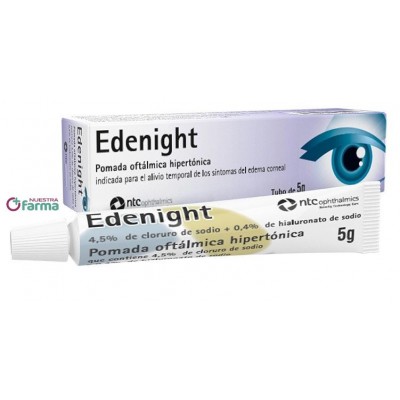 Comprar EDENIGHT POMADA OFTALMICA HIPERTONICA 5 G al mejor precio en NuestraFarma, tu farmacia online