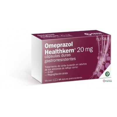 Comprar OMEPRAZOL HEALTHKERN 20 MG 14 CAPSULAS GASTRORRESISTENTES (BLISTER) al mejor precio en NuestraFarma, tu farmacia online