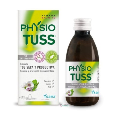 Comprar PHYSIOTUSS BAJO INDICE GLUCEMICO JARABE 140 ML al mejor precio en NuestraFarma, tu farmacia online