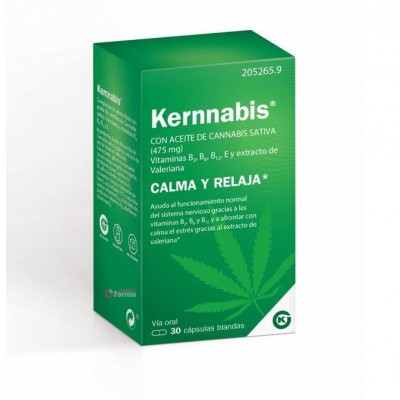 Comprar KERNNABIS 30 CAPSULAS BLANDAS al mejor precio en NuestraFarma, tu farmacia online