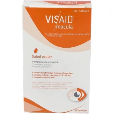Comprar VISAID MACULA 30 CAPSULAS al mejor precio en NuestraFarma, tu farmacia online