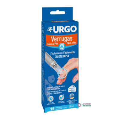 Comprar URGO VERRUGAS MANOS Y PIES TRATAMIENTO CRIOTERAPIA 38 ML al mejor precio en NuestraFarma, tu farmacia online