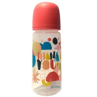 Comprar BIBERON SUAVINEX TETINA LATEX ANATOMICA FLUJO DENSO +6 MESES 360 ML al mejor precio en NuestraFarma, tu farmacia online