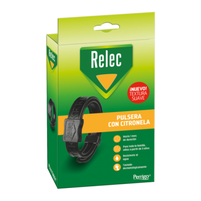 Comprar RELEC PULSERA CON CITRONELA NEGRA al mejor precio en NuestraFarma, tu farmacia online