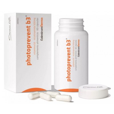 Comprar PHOTOPREVENT B3 60 CAPSULAS al mejor precio en NuestraFarma, tu farmacia online