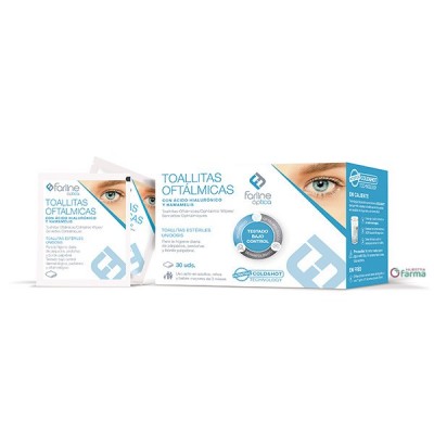 Comprar FARLINE TOALLITAS OFTALMICAS CON ACIDO HIALURONICO COLD&HOT 30 UNIDADES al mejor precio en NuestraFarma, tu farmacia online