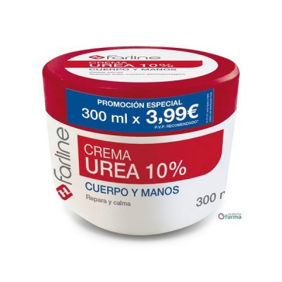 Comprar FARLINE CREMA UREA CUERPO Y MANOS 300 ML al mejor precio en NuestraFarma, tu farmacia online