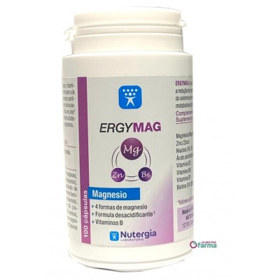 Comprar NUTERGIA ERGYMAG 100 CAPSULAS al mejor precio en NuestraFarma, tu farmacia online