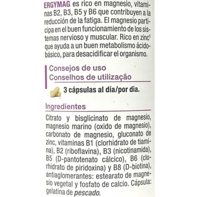 Comprar NUTERGIA ERGYMAG 100 CAPSULAS al mejor precio en NuestraFarma, tu farmacia online