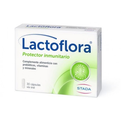 Comprar LACTOFLORA PROTECTOR INMUNITARIO 30 CAPSULAS al mejor precio en NuestraFarma, tu farmacia online
