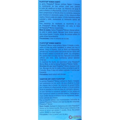 Comprar PILOPEPTAN WOMAN CHAMPU ANTICAIDA MUJER USO FRECUENTE 250 ML al mejor precio en NuestraFarma, tu farmacia online