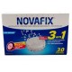 NOVAFIX TABLETAS LIMPIADORAS PARA PROTESIS DENTALES Y ORTODONCIAS 3 EN 1 30 TABLETAS