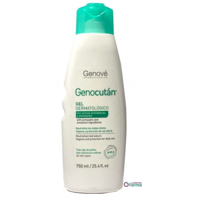 Comprar GENOCUTAN GEL DERMATOLOGICO 750 ML al mejor precio en NuestraFarma, tu farmacia online
