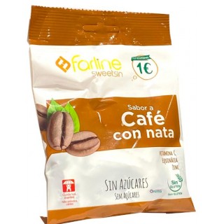FARLINE SWEETSIN CARAMELOS SABOR CAFE CON NATA BOLSA 40 G