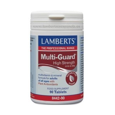 Comprar LAMBERTS MULTI-GUARD HIGH STRENGTH VITAMINAS Y MINERALES UNA AL DIA 90 TABLETAS 8442 al mejor precio en NuestraFarma, tu farmacia online