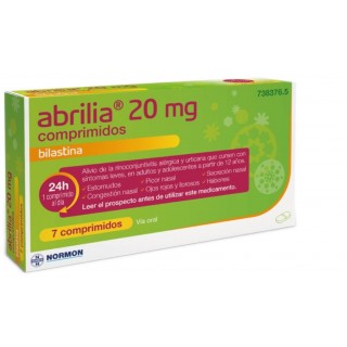 ABRILIA EFG 20 mg 7 COMPRIMIDOS (BLISTER Al/Al/PA-PVC)