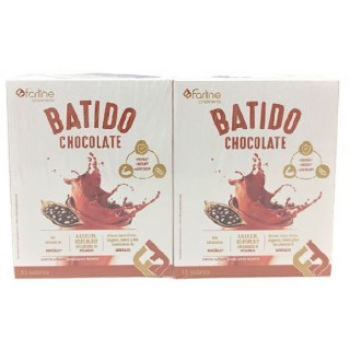 FARLINE BATIDO CHOCOLATE DUPLO 2 X 15 SOBRES 30 G SABOR CHOCOLATE