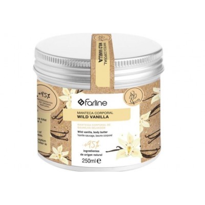 Comprar FARLINE MANTECA CORPORAL WILD VANILLA 250 ML al mejor precio en NuestraFarma, tu farmacia online