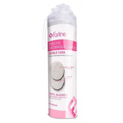 Comprar FARLINE DISCOS ALGODON DESMAQUILLAJE 80 DISCOS al mejor precio en NuestraFarma, tu farmacia online