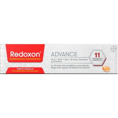Comprar REDOXON ADVANCE 15 COMPRIMIDOS EFERVESCENTES al mejor precio en NuestraFarma, tu farmacia online