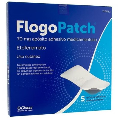 Comprar FLOGOPATCH 70 MG 5 APOSITOS ADHESIVOS MEDICAMENTOSOS al mejor precio en NuestraFarma, tu farmacia online