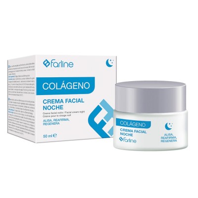 Comprar FARLINE CREMA FACIAL DE NOCHE COLAGENO 50 ML al mejor precio en NuestraFarma, tu farmacia online
