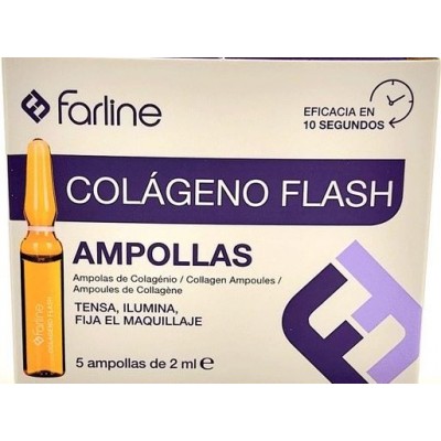 Comprar FARLINE AMPOLLAS COLAGENO FLASH 5 AMPOLLAS 2 ML al mejor precio en NuestraFarma, tu farmacia online