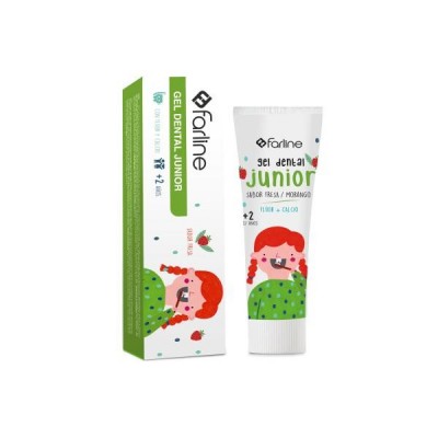 Comprar FARLINE GEL DENTAL JUNIOR 75 ML SABOR FRESA al mejor precio en NuestraFarma, tu farmacia online