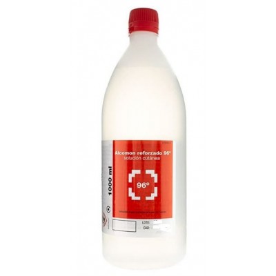 Comprar ALCOMON REFORZADO 96º SOLUCION CUTANEA 1 FRASCO 1000 ml al mejor precio en NuestraFarma, tu farmacia online