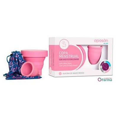 Comprar APOSAN MUJER COPA MENSTRUAL 1 UNIDAD TALLA S al mejor precio en NuestraFarma, tu farmacia online