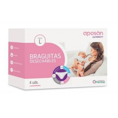 Comprar APOSAN BRAGA DESECHABLE TALLA L-GRANDE 4 UNIDADES al mejor precio en NuestraFarma, tu farmacia online