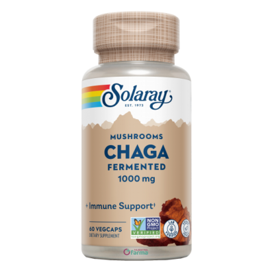 Comprar SOLARAY HONGO CHAGA FERMENTADO 60 CAPSULAS VEGETALES al mejor precio en NuestraFarma, tu farmacia online