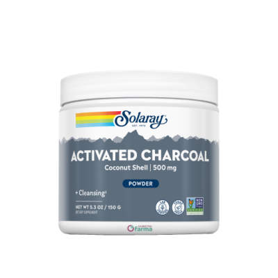 Comprar SOLARAY CARBON ACTIVADO POLVO 150 G al mejor precio en NuestraFarma, tu farmacia online