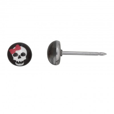 Comprar INVERNESS PENDIENTE ACERO INOXIDABLE 194-1C CALAVERA ROSA al mejor precio en NuestraFarma, tu farmacia online