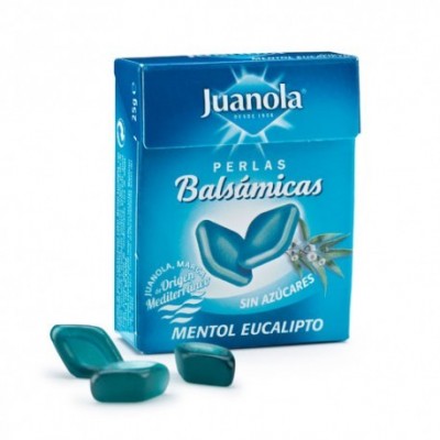 Comprar JUANOLA PERLAS 25 G MENTOL EUCALIPTO al mejor precio en NuestraFarma, tu farmacia online
