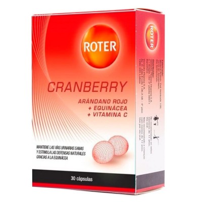 Comprar ROTER CRANBERRY 30 CAPSULAS al mejor precio en NuestraFarma, tu farmacia online