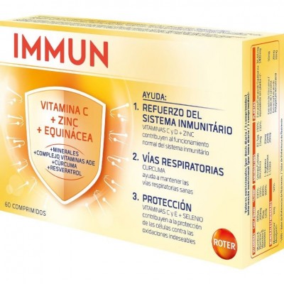 Comprar ROTER IMMUN 60 COMPRIMIDOS al mejor precio en NuestraFarma, tu farmacia online