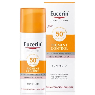 Comprar EUCERIN SUN PROTECTION FLUID PIGMENT CONTROL FPS 50+ 50 ML al mejor precio en NuestraFarma, tu farmacia online