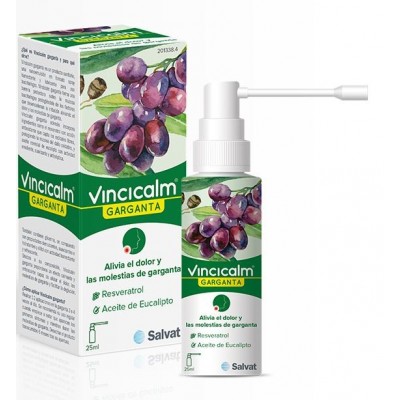 Comprar VINCICALM GARGANTA SPRAY 25 ML CON CANULA al mejor precio en NuestraFarma, tu farmacia online
