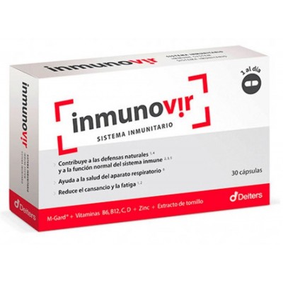 Comprar INMUNOVIR 30 CAPSULAS al mejor precio en NuestraFarma, tu farmacia online