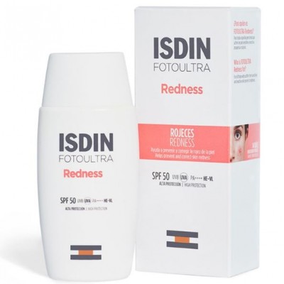 Comprar ISDIN FOTO ULTRA REDNESS SPF50 50 ML al mejor precio en NuestraFarma, tu farmacia online