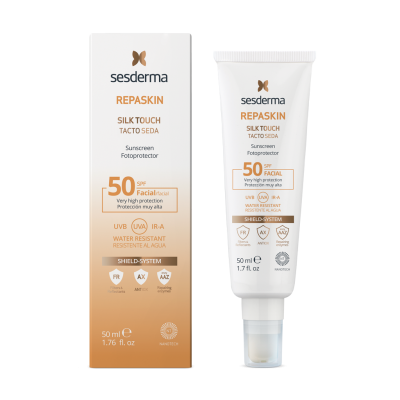 Comprar SESDERMA REPASKIN FACIAL TACTO SEDA SPF 50 50 ML al mejor precio en NuestraFarma, tu farmacia online