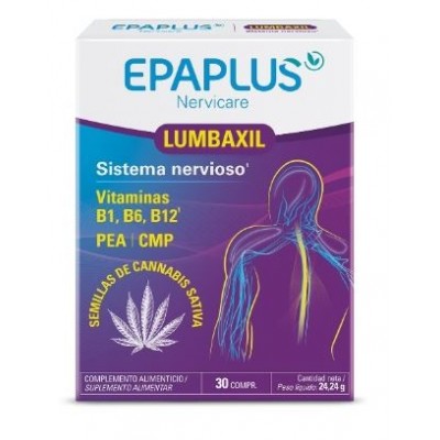 Comprar EPAPLUS NERVICARE LUMBAXIL 30 COMPRIMIDOS al mejor precio en NuestraFarma, tu farmacia online