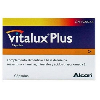 Comprar VITALUX PLUS 28 CAPSULAS al mejor precio en NuestraFarma, tu farmacia online